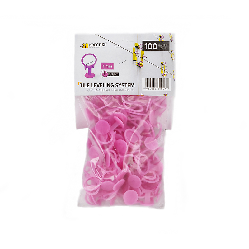 Clip 0.8mm 3D KRESTIKI SLIM